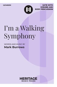 I'm a Walking Symphony SATB choral sheet music cover Thumbnail